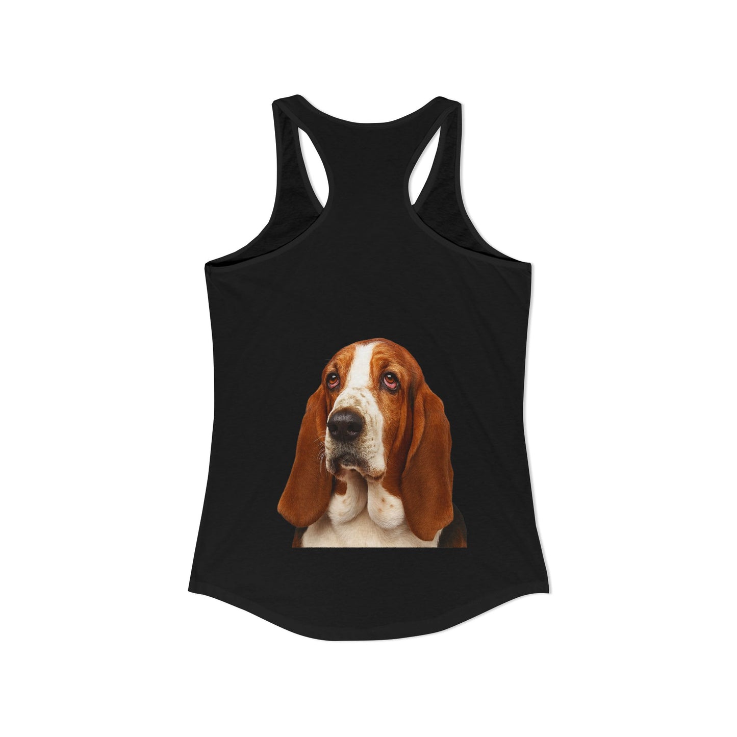 Basset Head Women's Racerback Tank