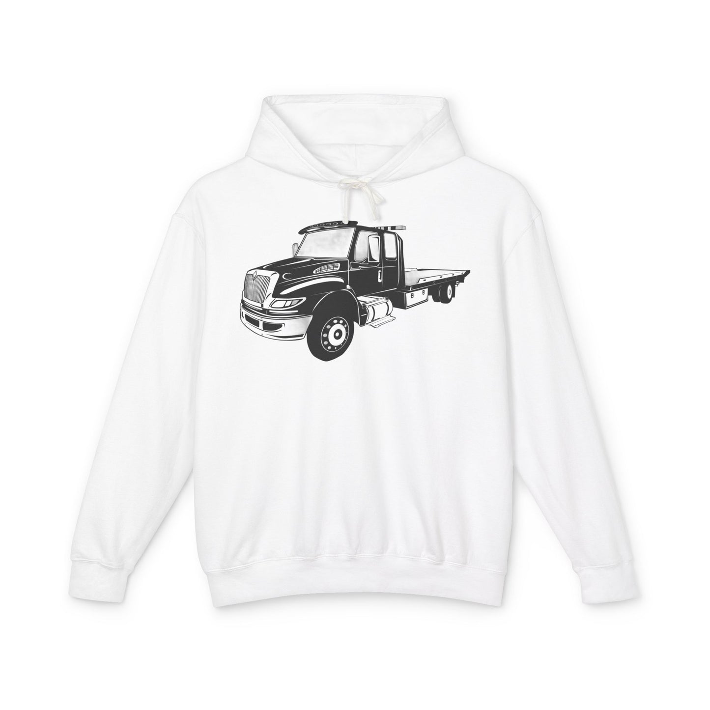 Flatbed Tow Truck Unisex Lightweight Hoodie