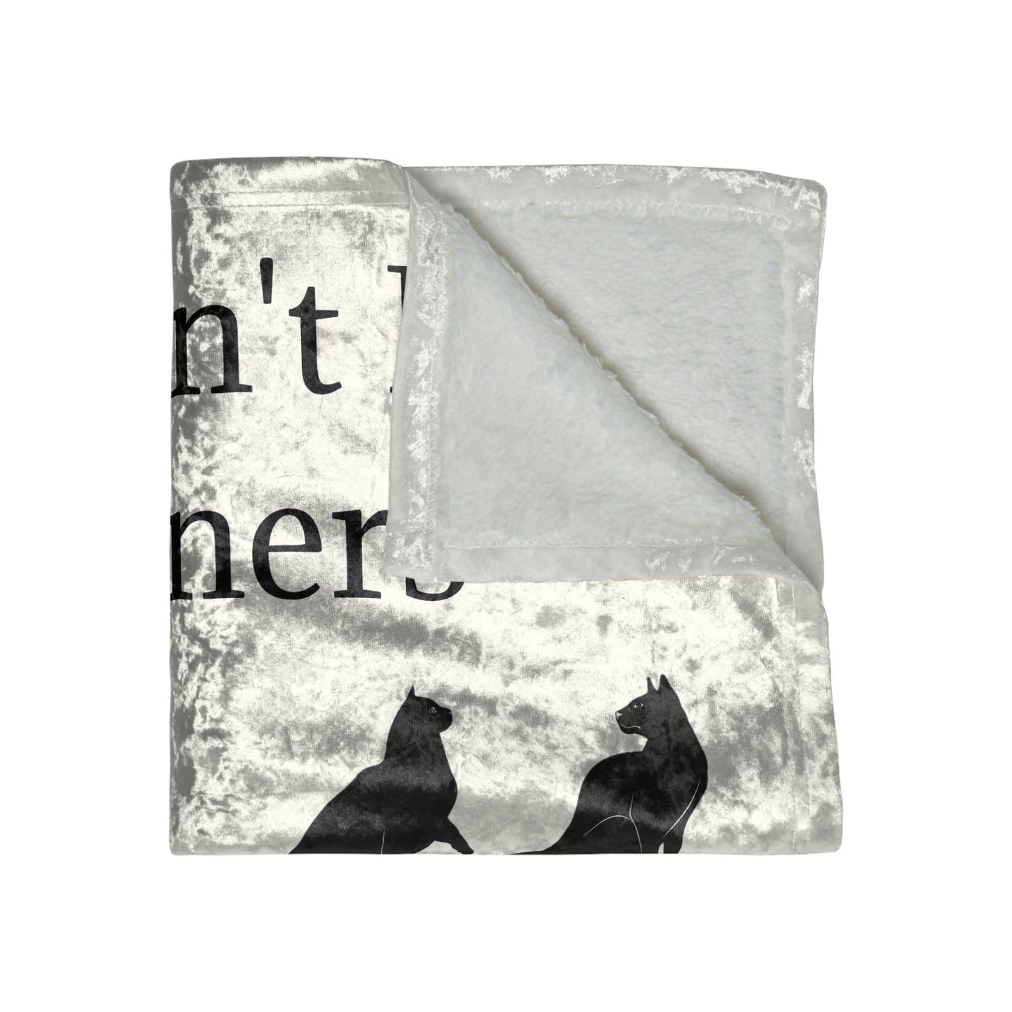 Cat Minions Crushed Velvet Blanket