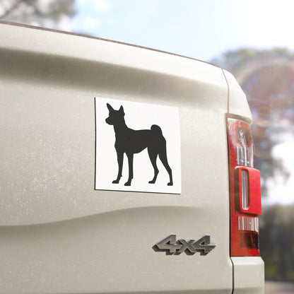 Basenji Silhouette Indoor/Outdoor Magnet