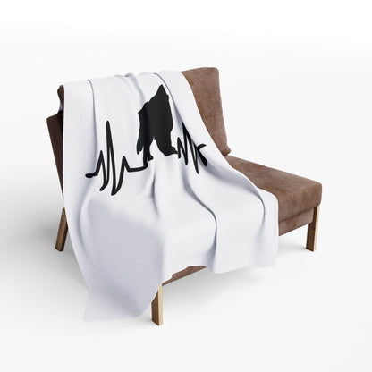 My Heart Beats For Newfies Arctic Fleece Blanket