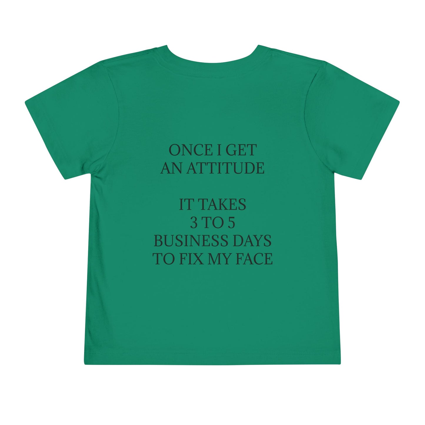 Fix My Face Toddler Unisex Short Sleeve Crewneck Tee