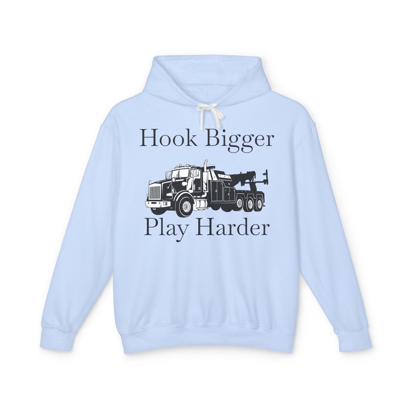 Hook Bigger Heavy Tow Truck Unisex Lightweight Hoodie