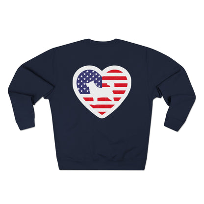 Malamute Flag Unisex Crewneck Sweatshirt