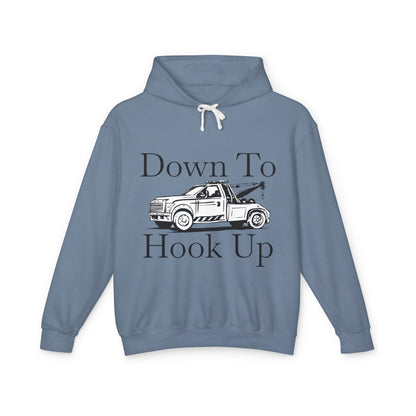 Down To Hook Up Unisex Lightweight Hoodie