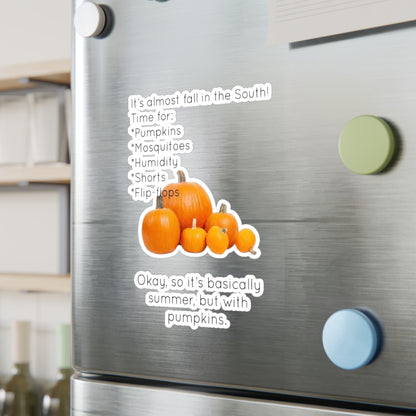 Fall In The South Vinyl Decal