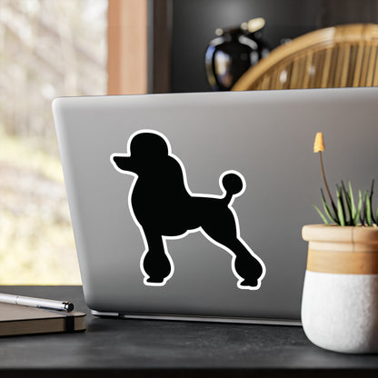 Poodle Silhouette Vinyl Decal