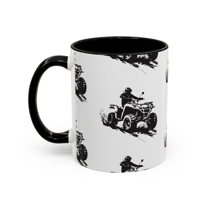 Slingin' Mud Quad 2-Tone Coffee Mug