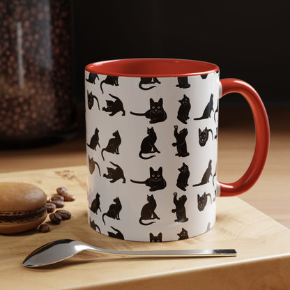Cats 2-Tone Coffee Mug