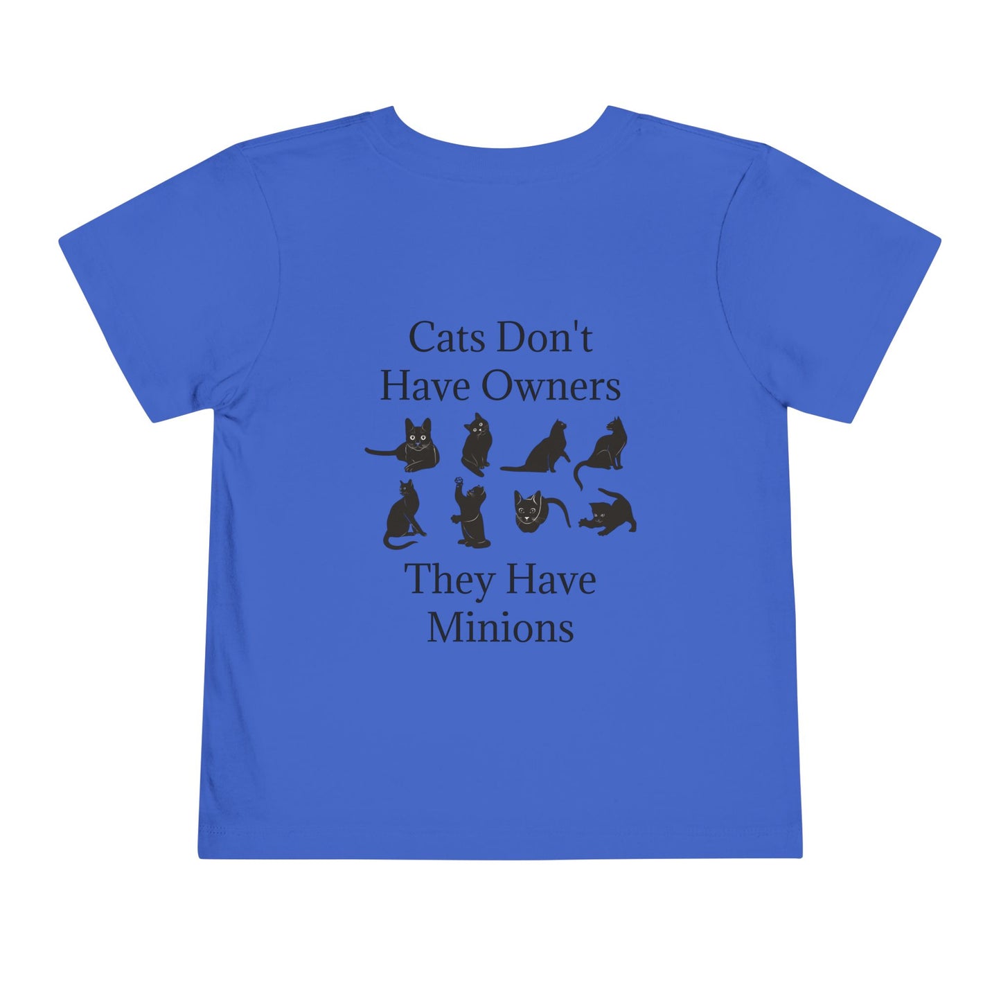 Cat Minions Toddler Unisex Short Sleeve Crewneck Tee