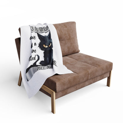 Duct, Duct, Tape Arctic Fleece Blanket