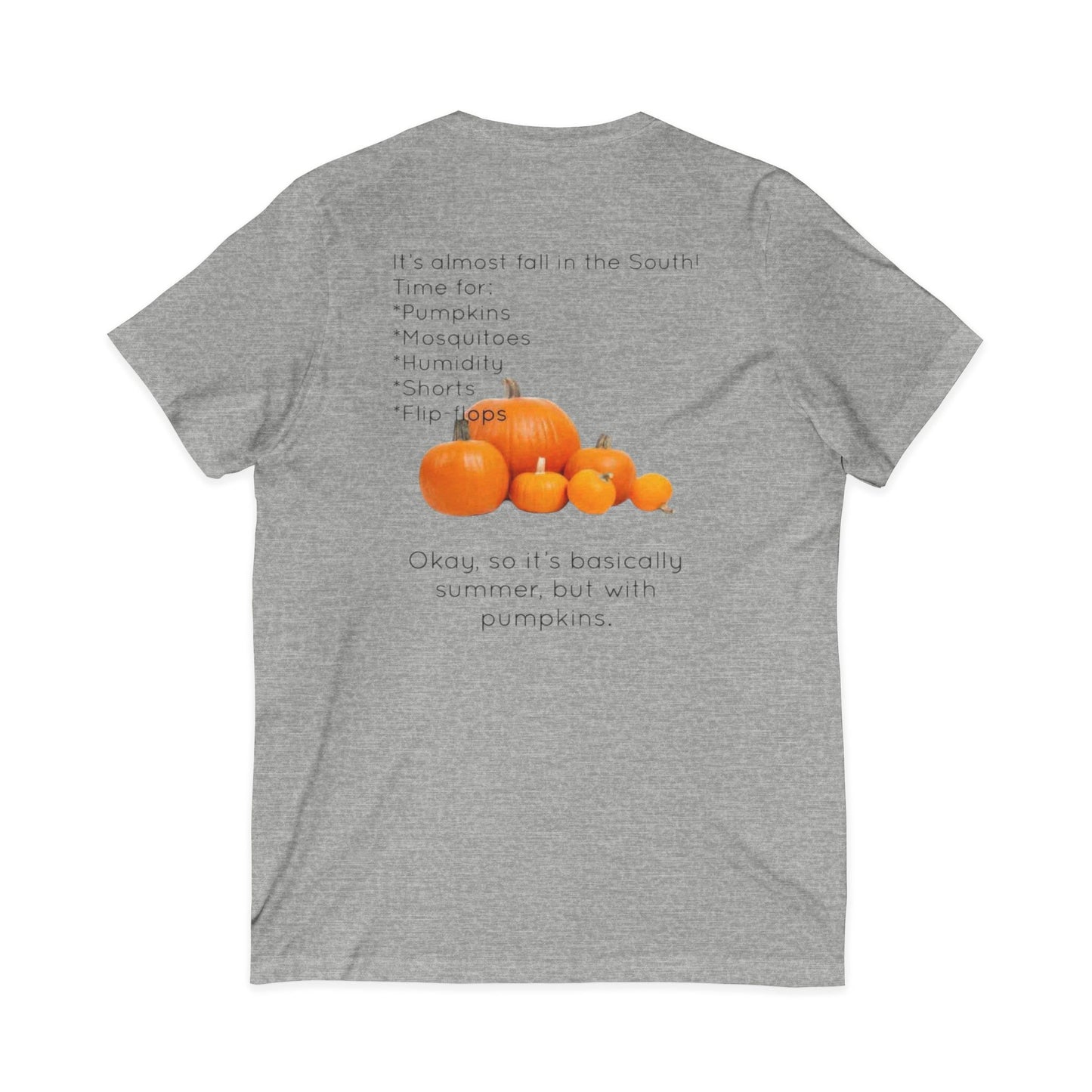 Fall In The South Unisex Short Sleeve V-Neck Tee