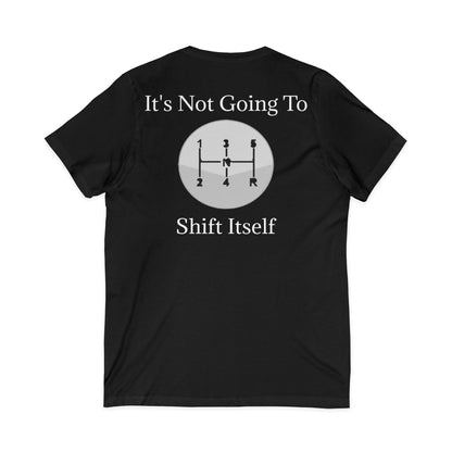 Shift Itself Unisex Short Sleeve V-Neck Tee