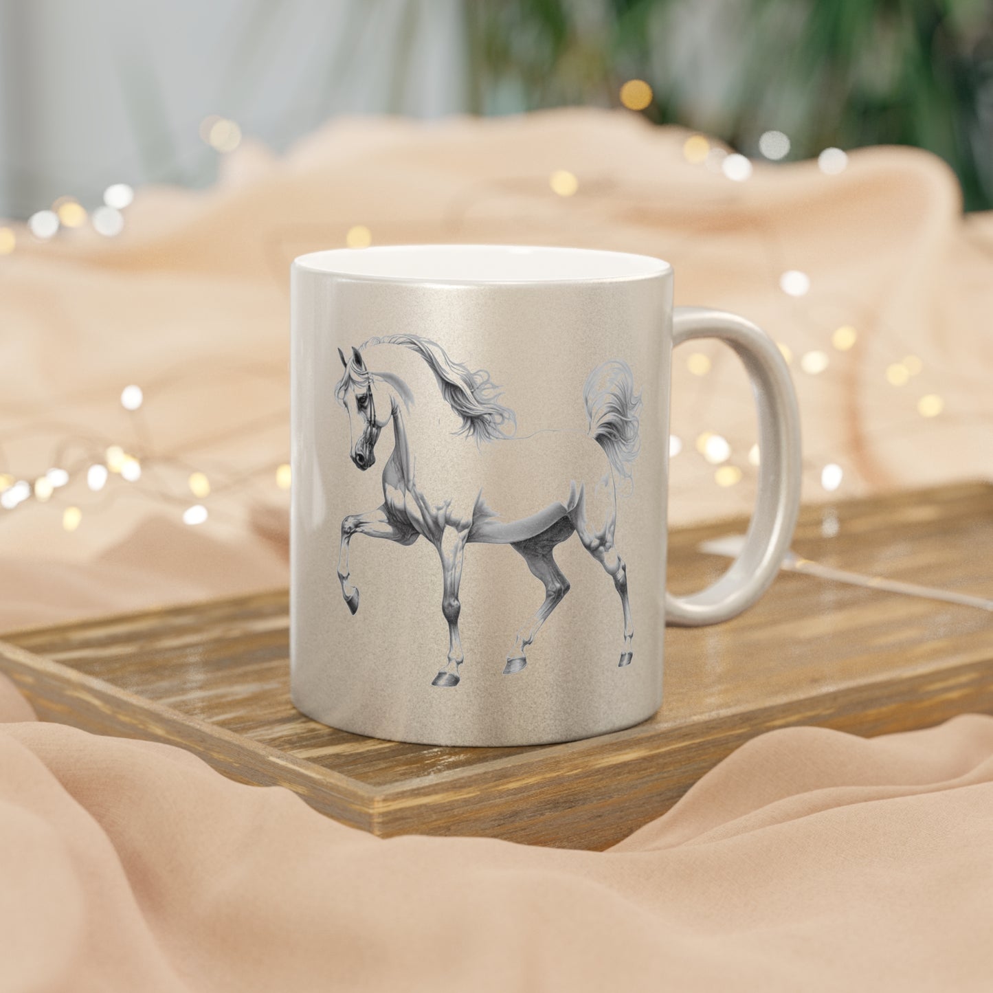 Fancy Pants Metallic Coffee Mug