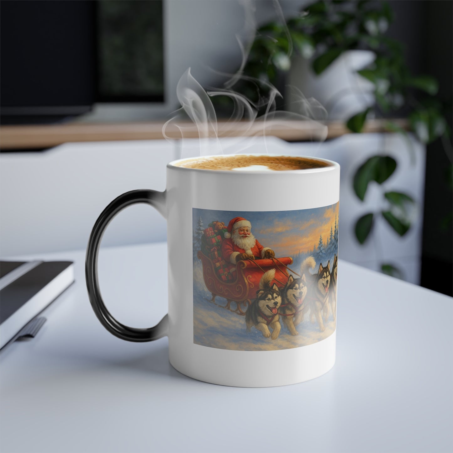 Dashing Through The Snow Color Changing Mug