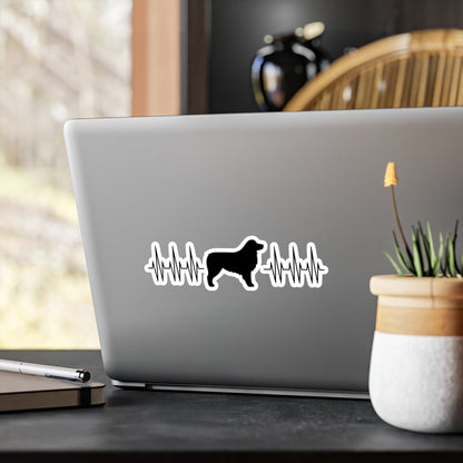 My Heart Beats For Aussies Vinyl Decal