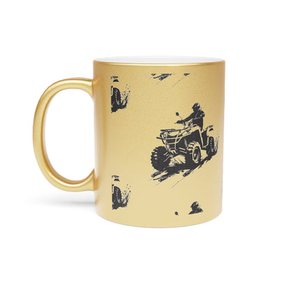 Slingin' Mud Quad Metallic Coffee Mug