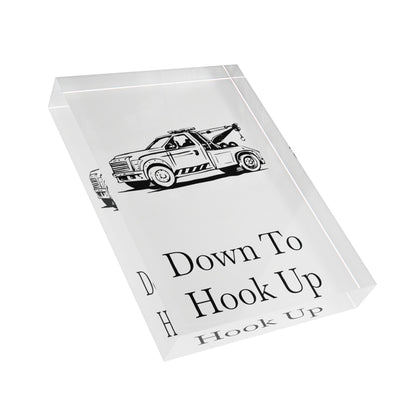 Down To Hook Up Acrylic Photo Block