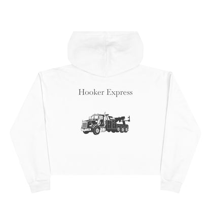 H**ker Express Heavy Tow Truck Women's Crop Hoodie