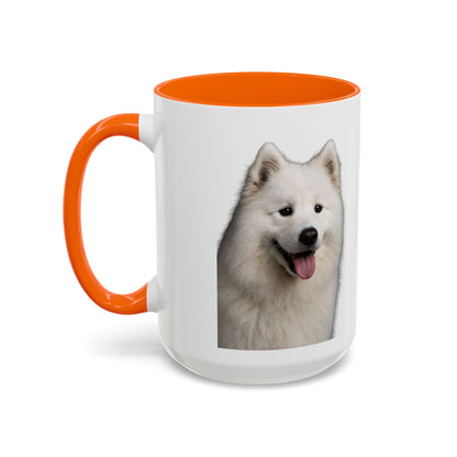 Samoyed Head 2-Tone Coffee Mug