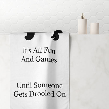 Fun And Games Mink-Cotton  Beach Towel