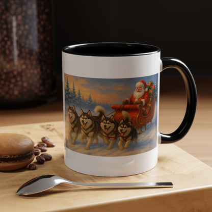 Dashing Through The Snow 2-Tone Coffee Mug