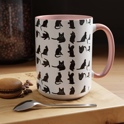 Cats 2-Tone Coffee Mug