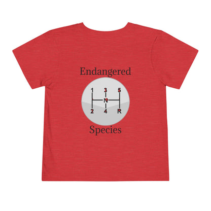 Endangered Species Toddler Unisex Short Sleeve Crewneck Tee