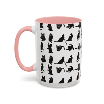 Cats 2-Tone Coffee Mug