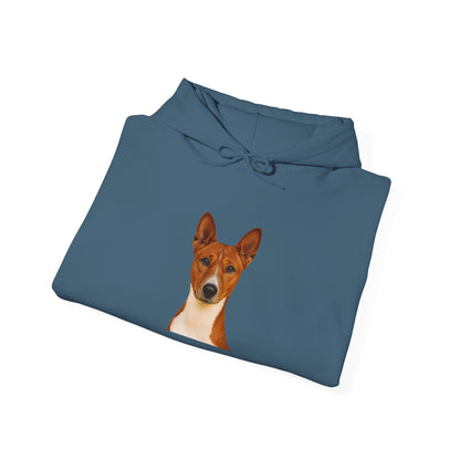 Basenji Head Unisex Hoodie