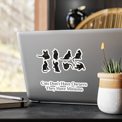 Cat Minions Vinyl Decal