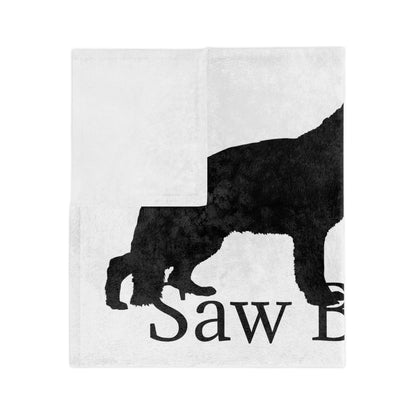 Bad Guy Velveteen Microfiber Blanket