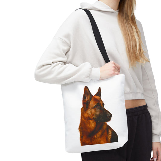 German Shepherd Head Tote Bag