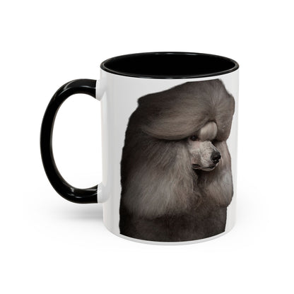 Poodle Head 2-Tone Coffee Mug