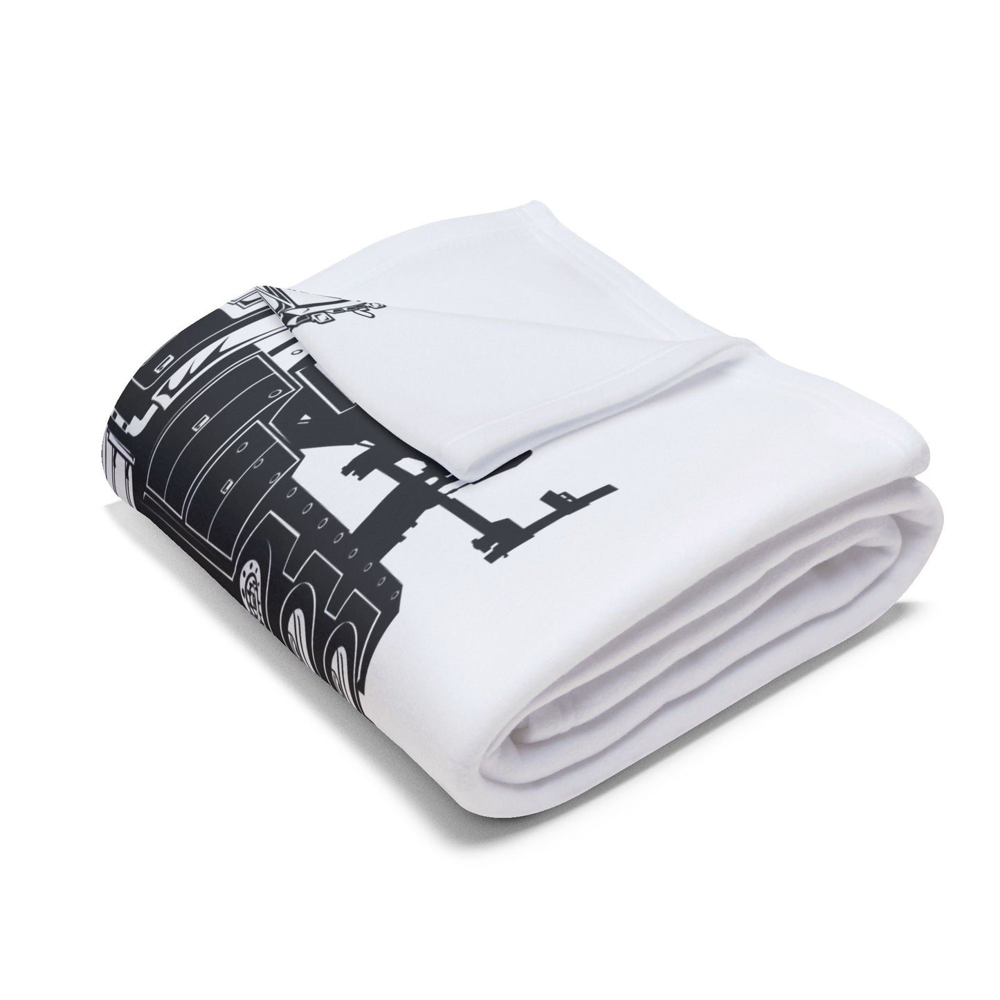 Heavy Tow Truck Arctic Fleece Blanket