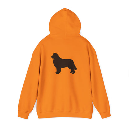 Newfie Silhouette Unisex Hoodie