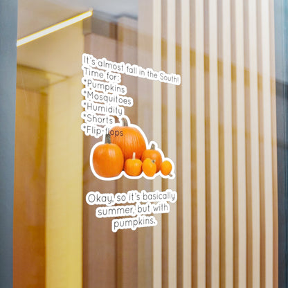 Fall In The South Vinyl Decal