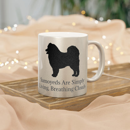 Clouds Metallic Coffee Mug