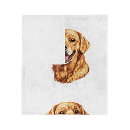 Golden Head Velveteen Microfiber Blanket