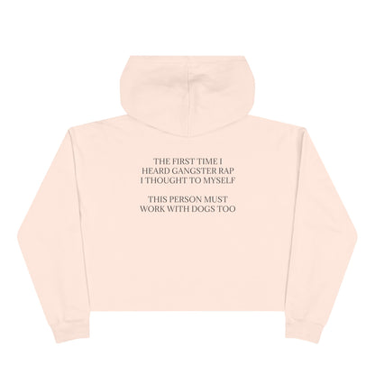 Gangster Rap Women's Crop Hoodie