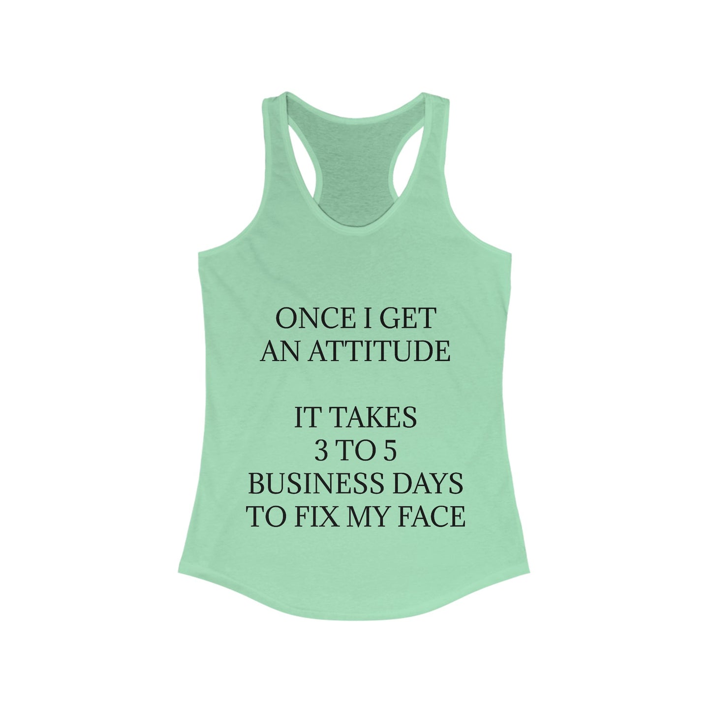 Fix My Face Women's Racerback Tank