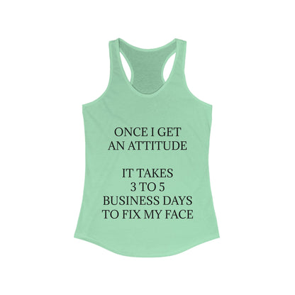 Fix My Face Women's Racerback Tank