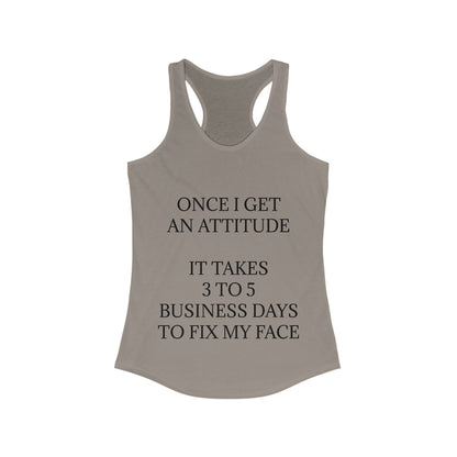 Fix My Face Women's Racerback Tank