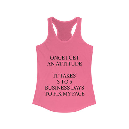 Fix My Face Women's Racerback Tank