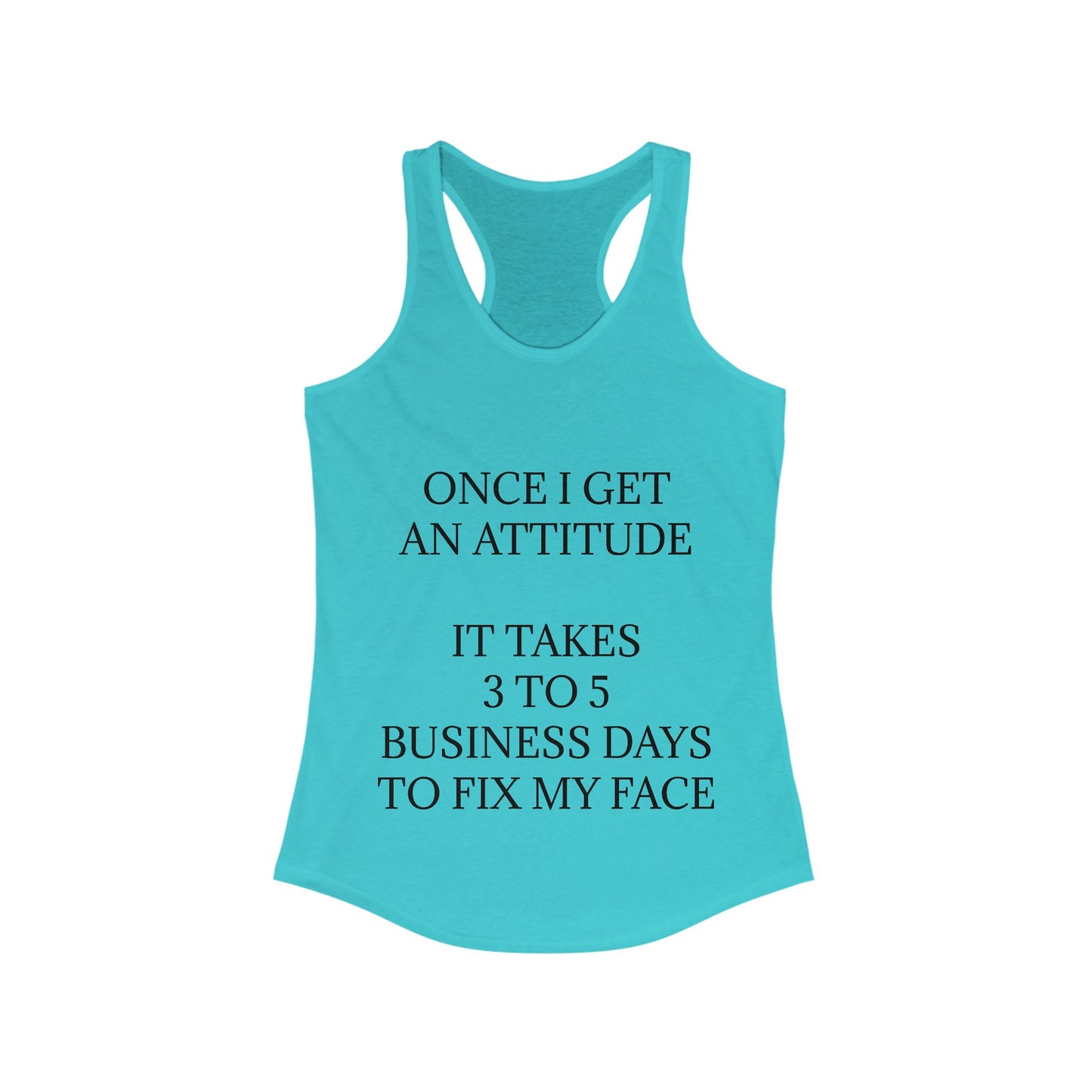 Fix My Face Women's Racerback Tank