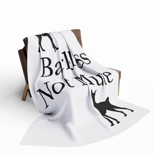 Barkless Not Mute Arctic Fleece Blanket