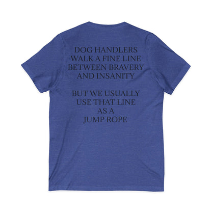Jump Rope Unisex Short Sleeve V-Neck Tee