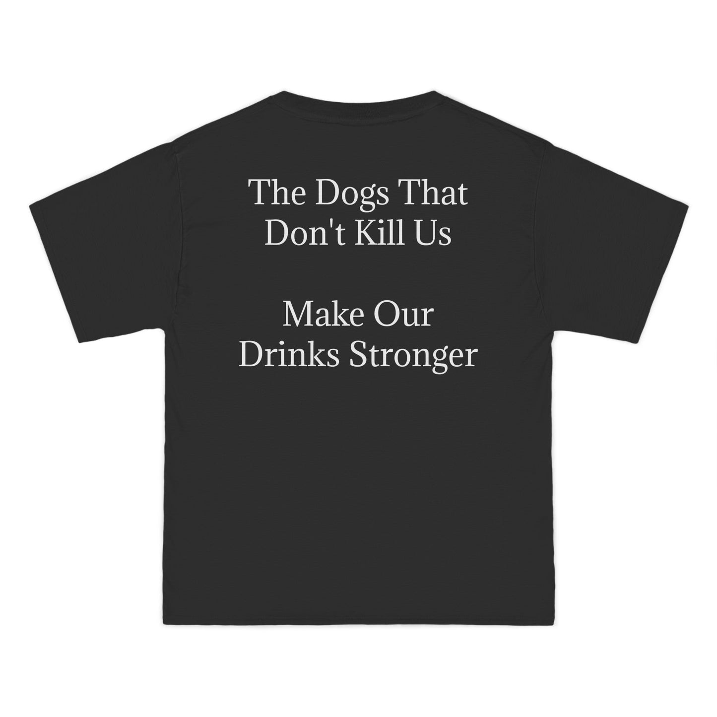 Drinks Stronger Men's Short-Sleeve Crewneck Tee