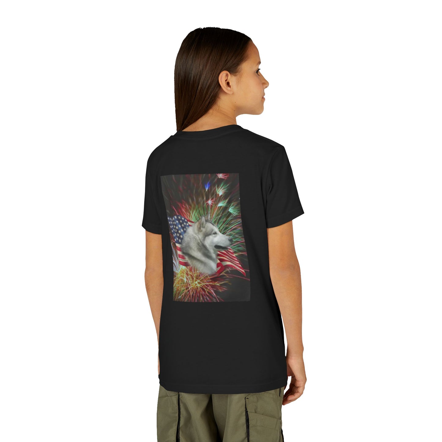 American Malamute Youth Unisex Short Sleeve Crewneck Tee