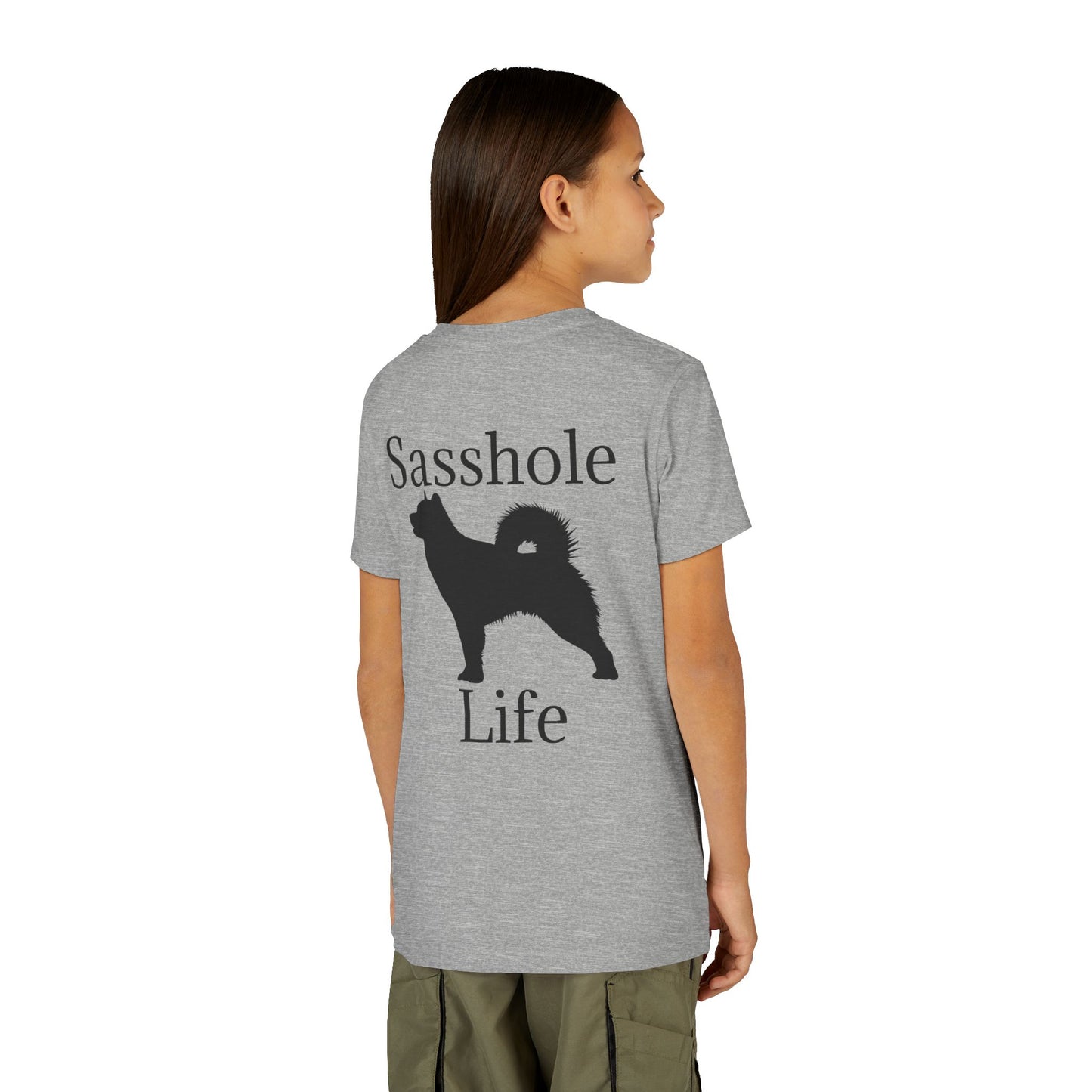 Sasshole Life Youth Unisex Short Sleeve Crewneck Tee